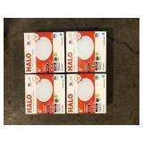 Lot of HALO HLBPH 6 in. Adjustable CCT Canless IC Rated Dimmable Indoor, Outdoor Integrated LED Recessed Light Kit Customer Returns See Pictures
