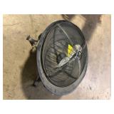 Hampton Bay Sadler 29.33 in.W Rubbed Bronze Steel Wood Outdoor Fire Pit with Cover and Poker Included Customer Returns See Pictures