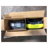 RYOBI 40V Lithium-Ion 6.0 Ah Battery and Rapid Charger Starter Kit  Customer Returns See Pictures