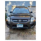 2009 Kia Sportage LX SUV Brown - Needs New Front Ball Joint