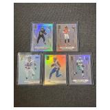 2024 Panini Donruss Elite NFL Football Card Lot 5 - St. Brown, Surtain II, Taylor, Nacua, Irvin