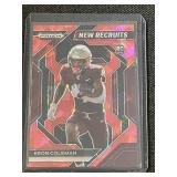 Lot of 6 2024 Panini Prizm Draft Picks Football Cards - Coleman, Odunze, Hurts, Worthy