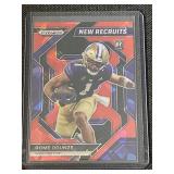 Lot of 6 2024 Panini Prizm Draft Picks Football Cards - Coleman, Odunze, Hurts, Worthy