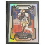 Lot of 6 2024 Panini Prizm Draft Picks Football Cards - Coleman, Odunze, Hurts, Worthy