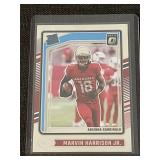 Set of 4 2024 Donruss Optic NFL Football Cards, Including Marvin Harrison Jr. Rated Rookie