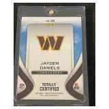 2024 Panini Totally Certified Jayden Daniels Rookie Card - Commanders