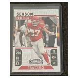 2024 Panini Contenders Football Card Lot: Travis Kelce, Jared Verse Rookie, Worthy/Nabers