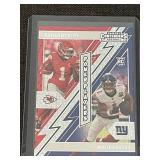 2024 Panini Contenders Football Card Lot: Travis Kelce, Jared Verse Rookie, Worthy/Nabers