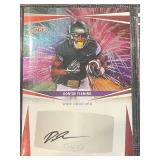 Set of 5 SAGE Autographed Rookie Football Cards