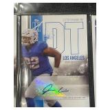 Collection of 6 Autographed Football Cards
