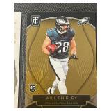Collection of 6 Modern NFL Football Cards with Parallels and Rookies