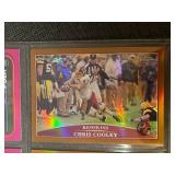 Collection of 6 NFL Football Cards Chrome Parallels and Rookies