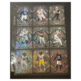 Collection of 9 2022 Panini Illusions Football Cards Assorted NFL Players