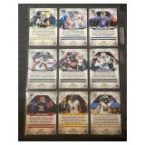 Collection of 9 2022 Panini Illusions Football Cards Assorted NFL Players