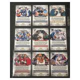 Lot of 9 2023 Panini Prizm Football Cards NFL Assorted Players