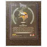Set of 2 J.J. McCarthy Rookie Football Cards 2024 Optic Donruss Vikings