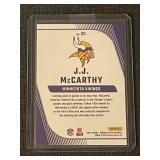 Set of 2 J.J. McCarthy Rookie Football Cards 2024 Optic Donruss Vikings