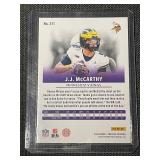2024 J.J. McCarthy Minnesota Vikings Rookie Football Cards - Lot of 2