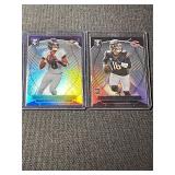 Lamar Jackson and Caleb Williams Panini Totally Certified Football Cards