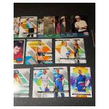 Collection of Sports Trading Cards featuring Tiger Woods and Various Athletes