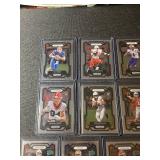 Lot of 13 Prizm Draft Picks College Football Trading Cards Assorted Players