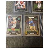 Lot of 13 Prizm Draft Picks College Football Trading Cards Assorted Players
