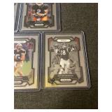 Lot of 13 Prizm Draft Picks College Football Trading Cards Assorted Players