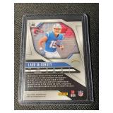 Collection of 10 2024 Panini Prizm Football Rookie Cards in Protective Sleeves