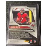 Collection of 10 2024 Panini Prizm Football Rookie Cards in Protective Sleeves