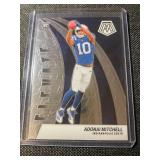 Collection of 10 2024 Panini Prizm Football Rookie Cards in Protective Sleeves
