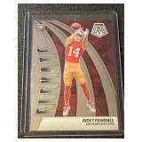 Collection of 10 2024 Panini Prizm Football Rookie Cards in Protective Sleeves