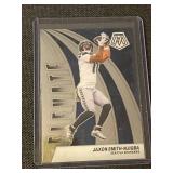 Collection of 10 2024 Panini Prizm Football Rookie Cards in Protective Sleeves