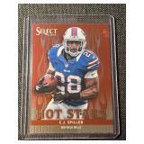 Collection of 11 Modern NFL Football Trading Cards including Rookie and Insert Cards