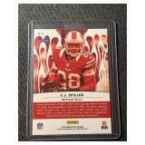 Collection of 11 Modern NFL Football Trading Cards including Rookie and Insert Cards