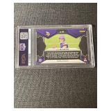 2024 Mosaic J.J. McCarthy NFL Debut Rookie Card PSA 9 Mint #275