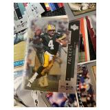 Collection of NFL Football Trading Cards featuring Favre, Sanders, Smith, Aikman, Lewis, Bettis and More
