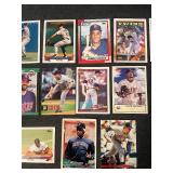 Minnesota Twins Baseball Card Collection Featuring Multiple Players