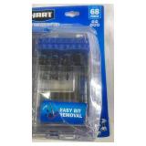 HART 68-Piece Impact Driver Bit Set in Packaging