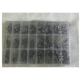 540 Piece Assortment of Metric Screws, Nuts, and Washers in Organizer Case
