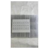 540 Piece Assortment of Metric Screws, Nuts, and Washers in Organizer Case