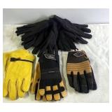 Assorted Work and Utility Gloves Lot