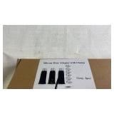 Silicone Hose Adapter Set with Clamps and Tape (Gray, 3 Pieces)