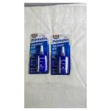 Lot of 2 Permatex Threadlocker Blue Medium Strength 6ml Bottles Sealed