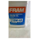 FRAM Heavy-Duty Conventional Engine Oil 15W-40 Diesel 2.5 Gallon