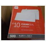 500 Clean Seal #10 Envelopes...