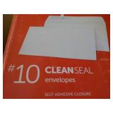 500 Clean Seal #10 Envelopes...