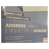 6000 Office Depot Address Labels Wh...