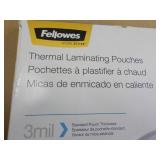 100 Pack Fellowes Thermal Laminatin...