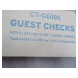 2500 Guest Checks...