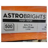 2500 Sheets Orange 8.5 x 11" Copy P...